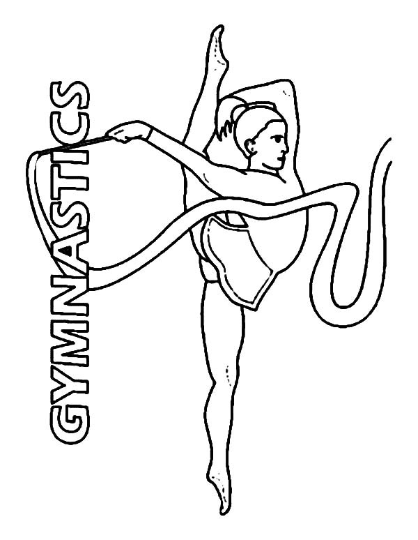 Gymnastics coloring pages printable for free download