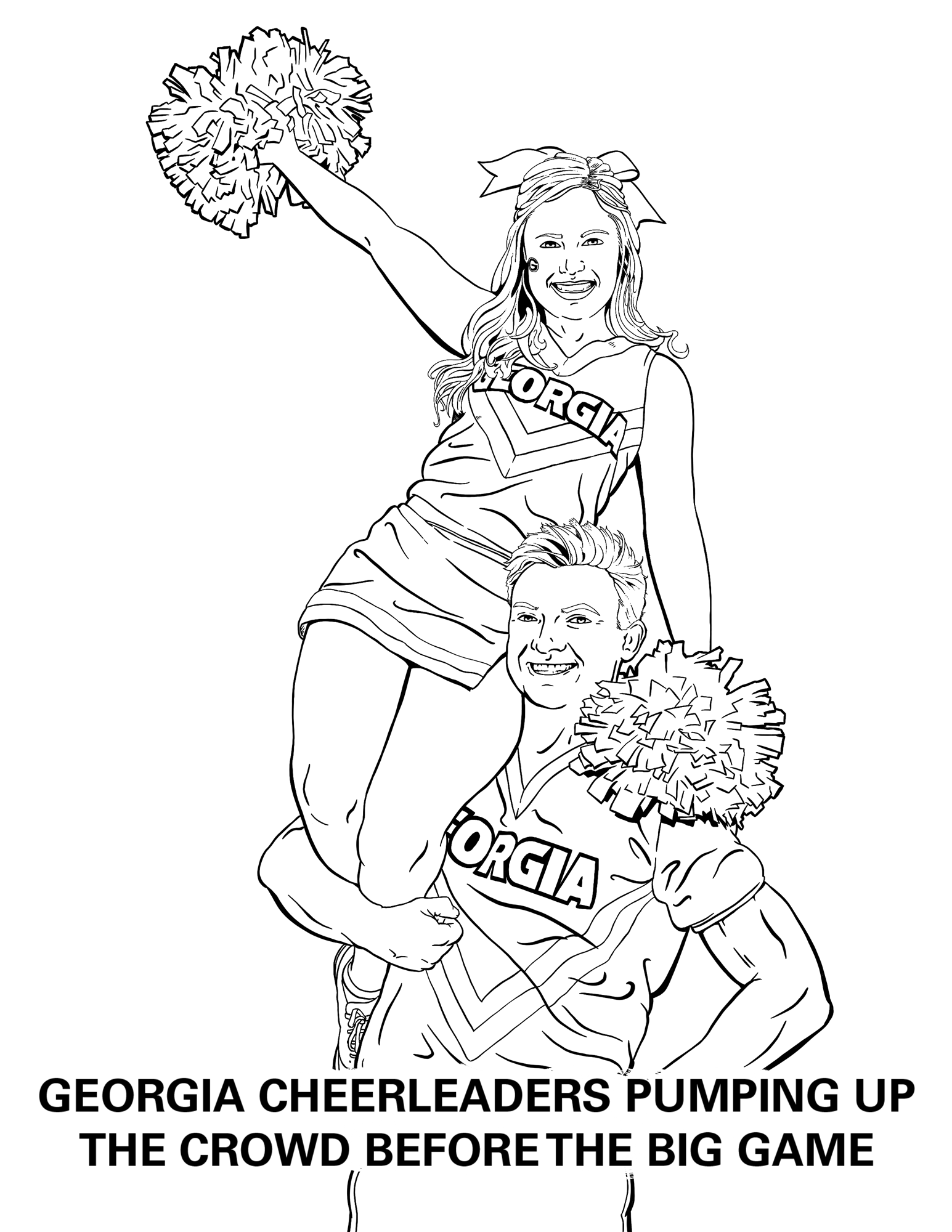 Georgia bulldogs coloring pages