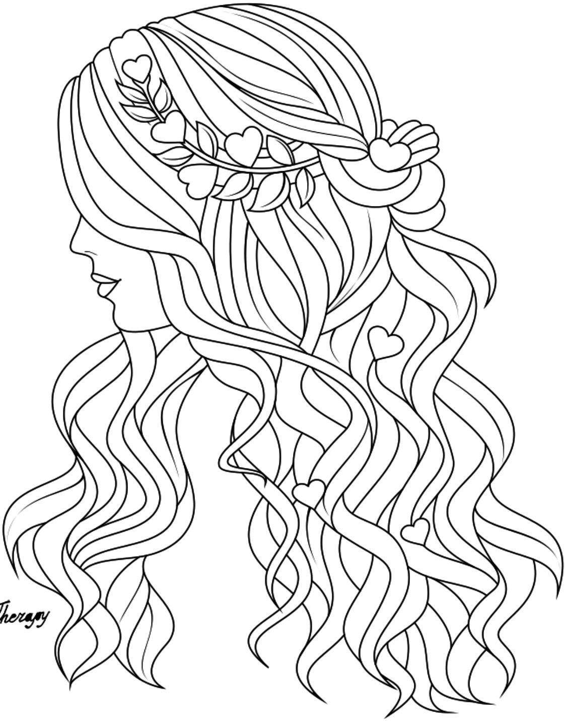 Abstract art coloring pages