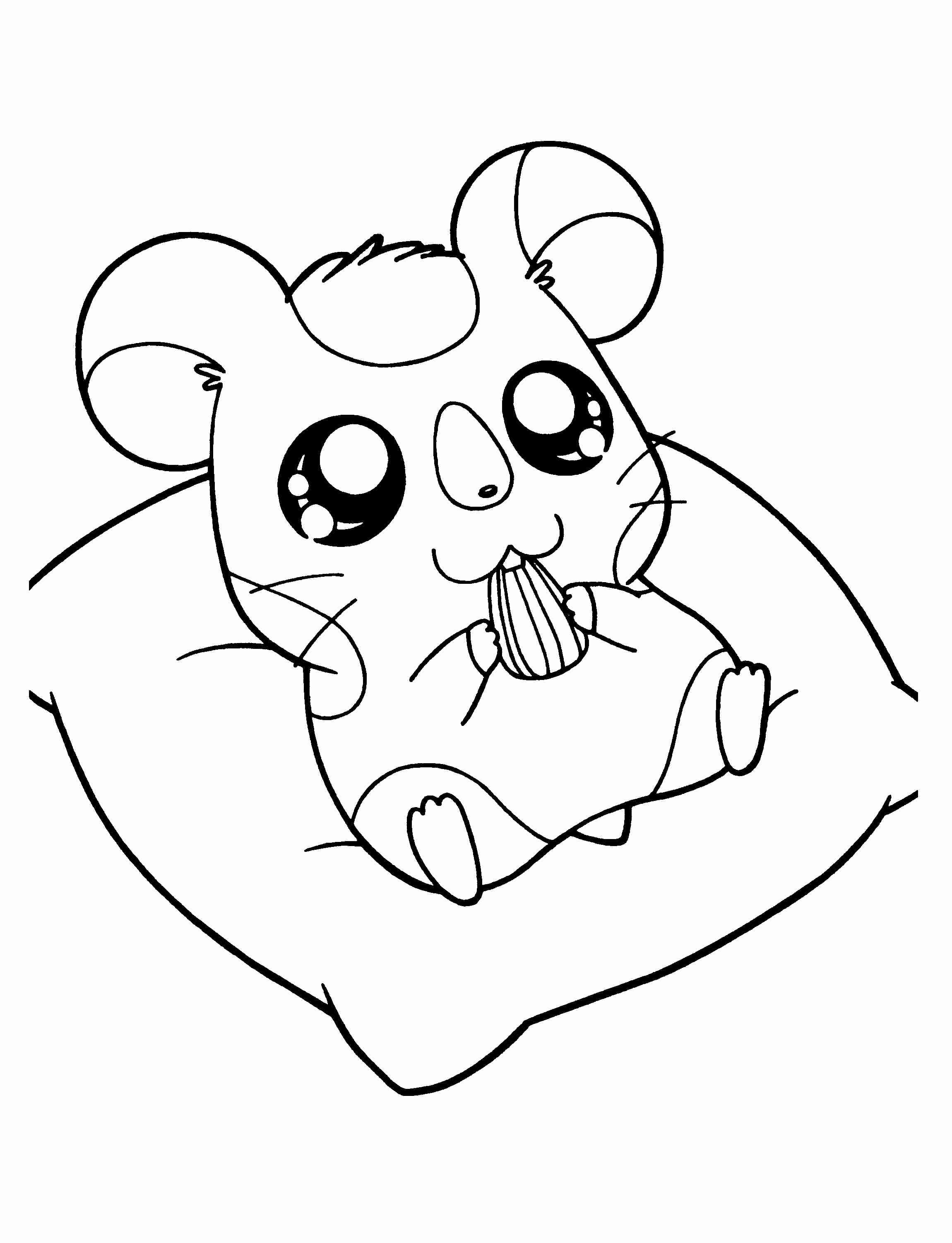 Hamster coloring pages