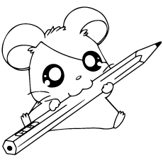 Top free printable hamster coloring pages online