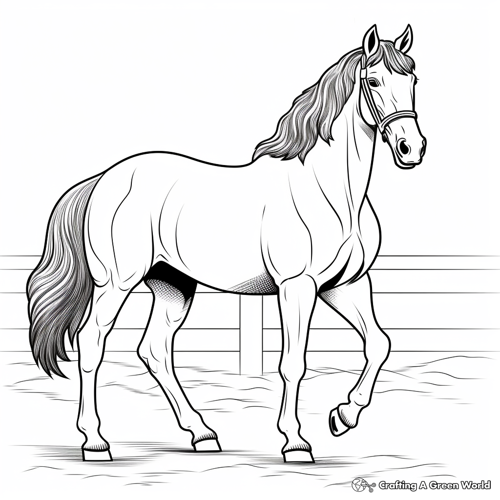 Clydesdale coloring pages