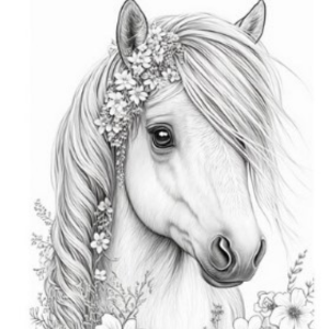 Horse coloring pages and printables