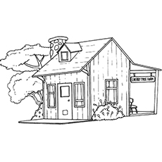 Top free printable house coloring pages online