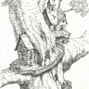 Treehouse coloring pages printable for free download