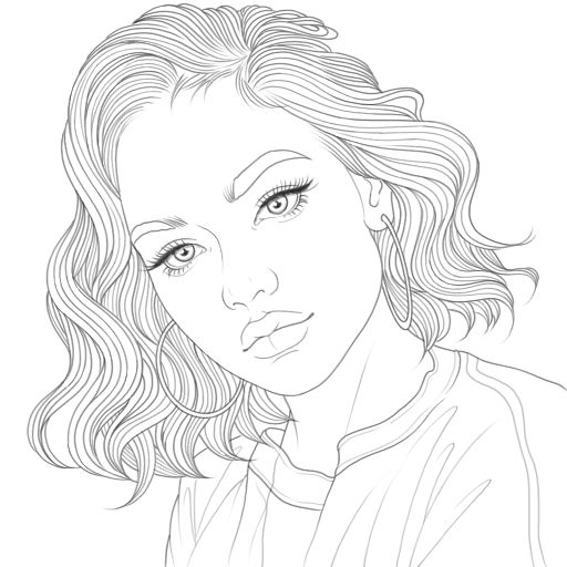 Pin by renata on colorir people coloring pages outline art art drawings simple