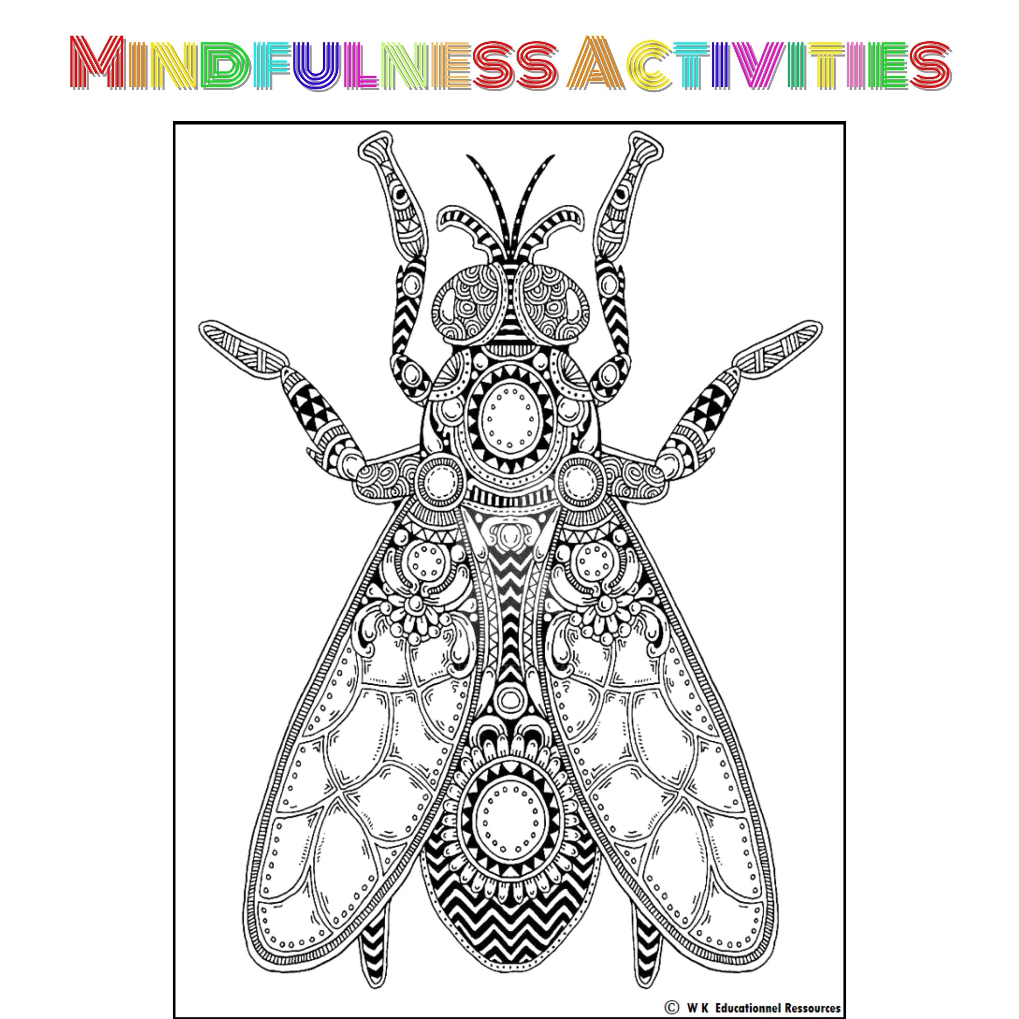 Yoga day activities fun animals mandala coloring pages mindfulness activities made by teachers