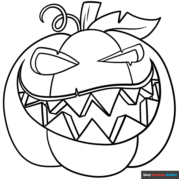 Free printable pumpkin coloring pages for kids