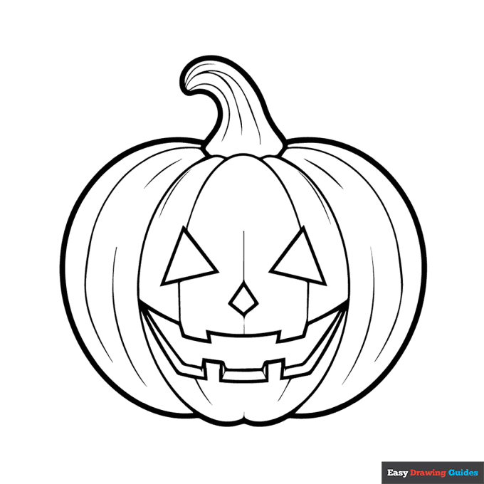 Free printable pumpkin coloring pages for kids