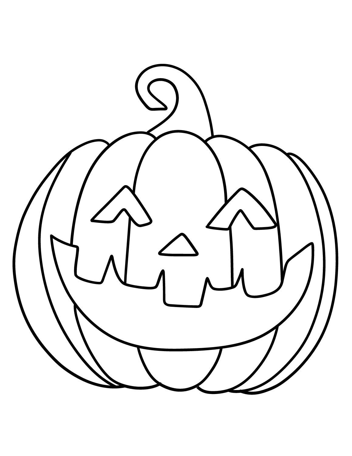 Pumpkin coloring pages for kids and adults