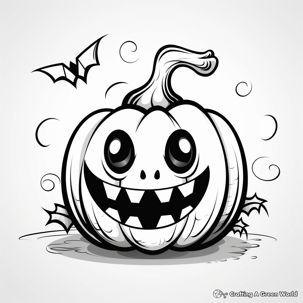 Jack o lantern coloring pages