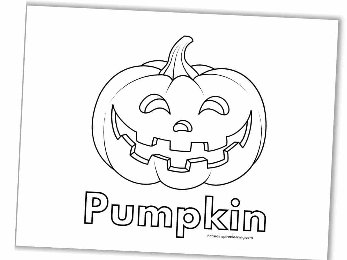 Pumpkin coloring pages