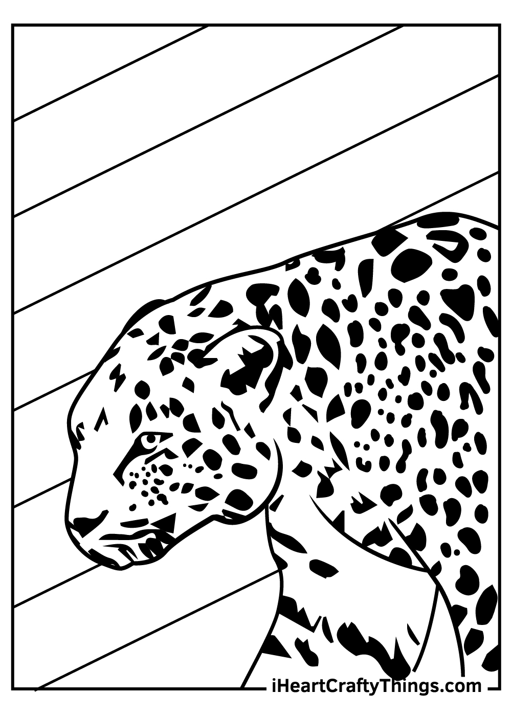 Jaguar coloring pages free printables