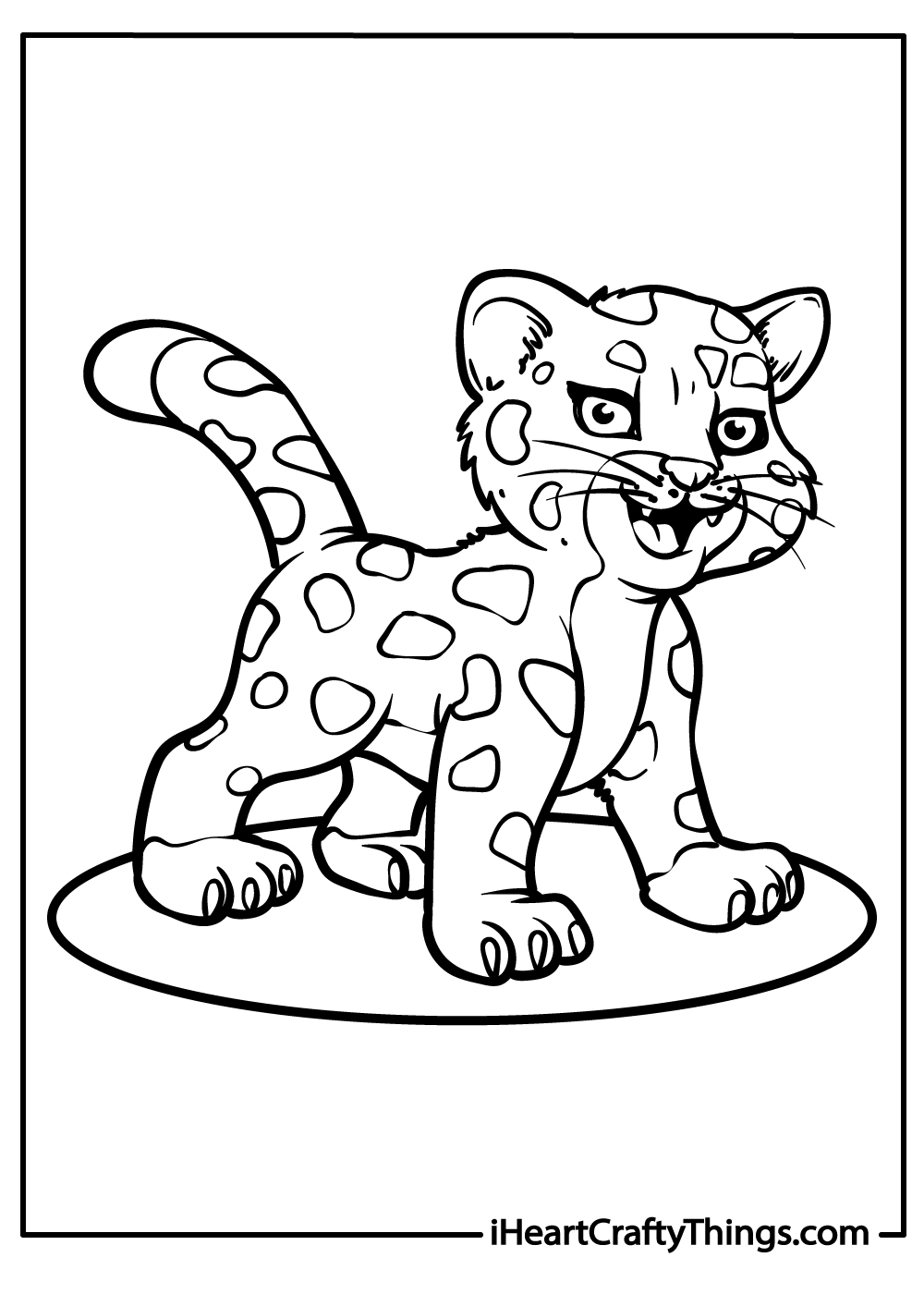 Jaguar coloring pages free printables