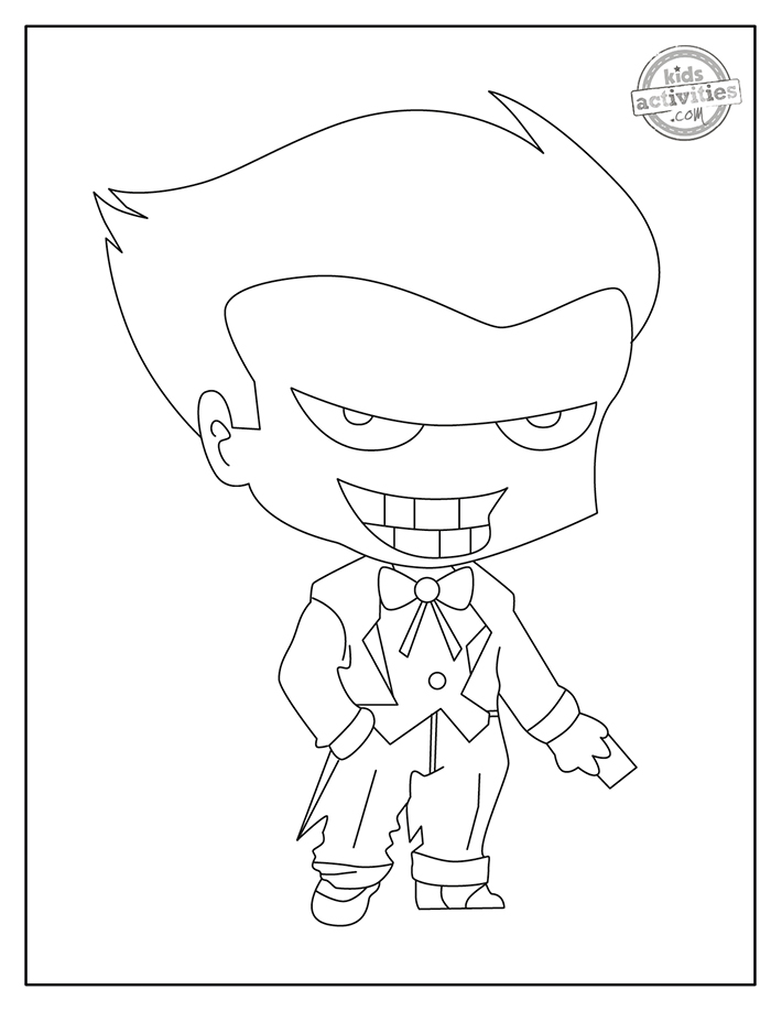 Best free joker coloring pages kids activities blog