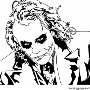 Joker coloring pages printable for free download