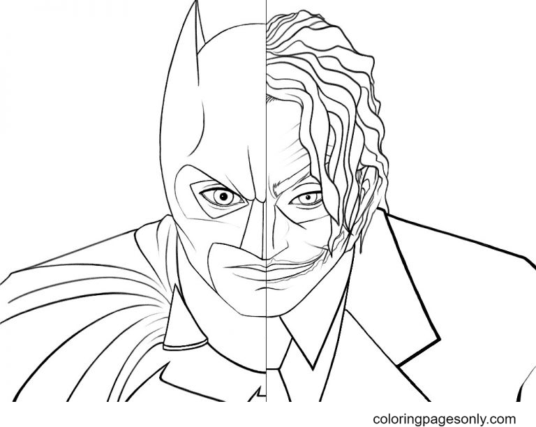 Joker coloring pages