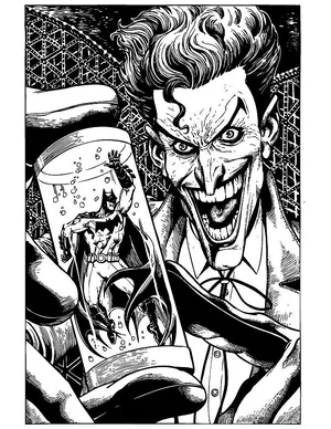 Joker coloring pages