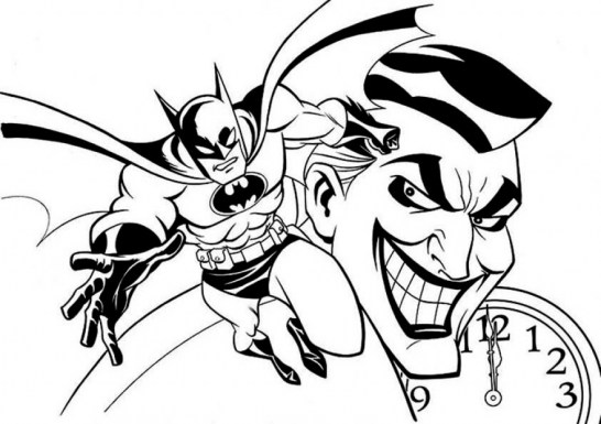 Free printable batman coloring pages