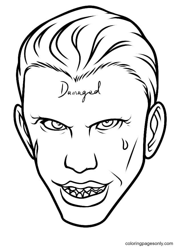 Joker coloring pages printable for free download