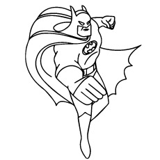 Batman coloring pages â free printable for kids