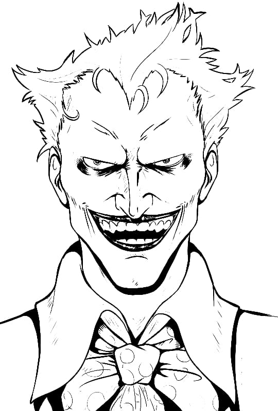 Joker coloring pages print for free dc ics wonder day â coloring pages for children and adults