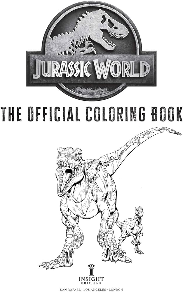 Jurassic world the official loring book insight editions zornow jeffrey books