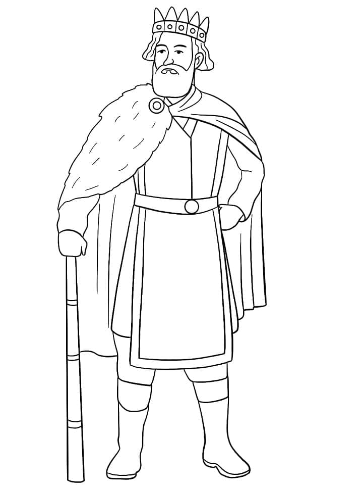 King coloring pages