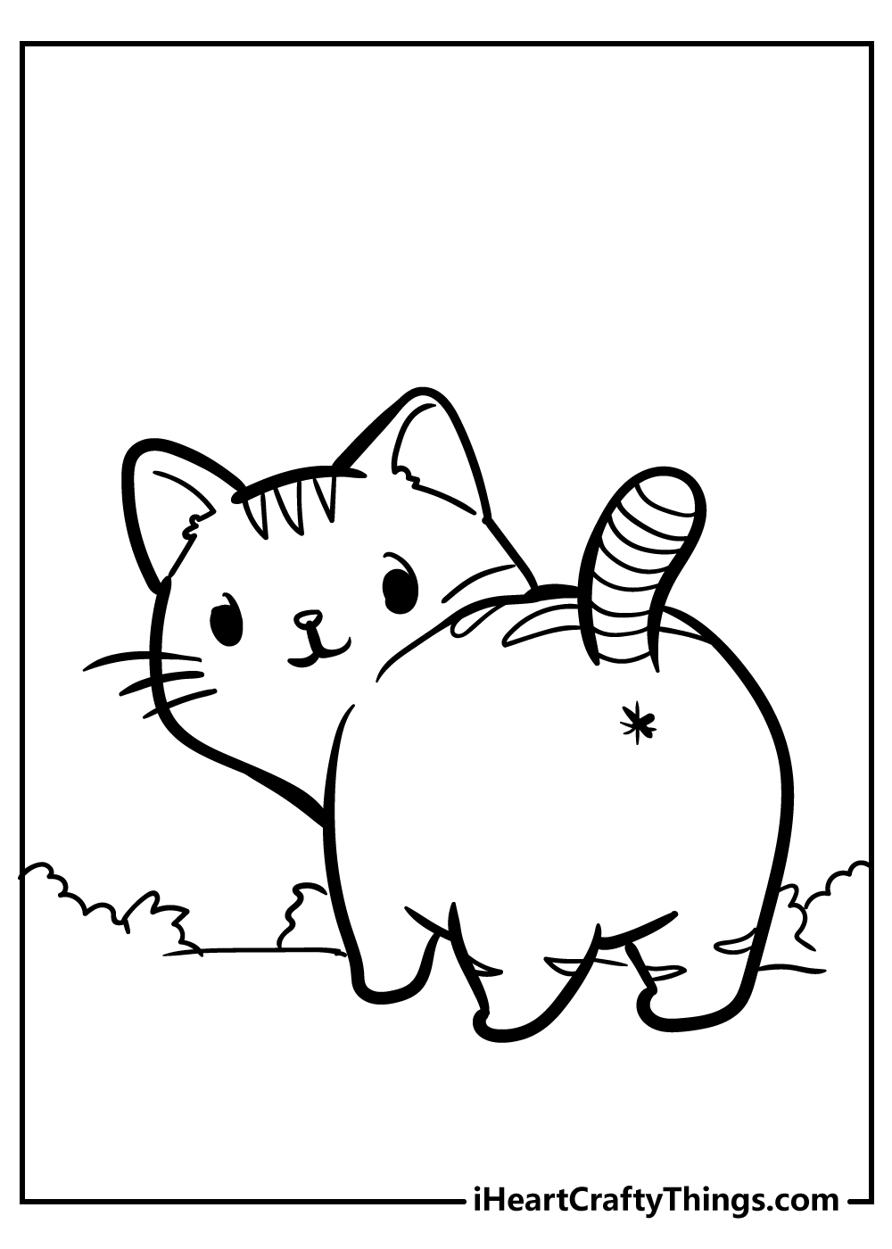 Kitten coloring pages free printables