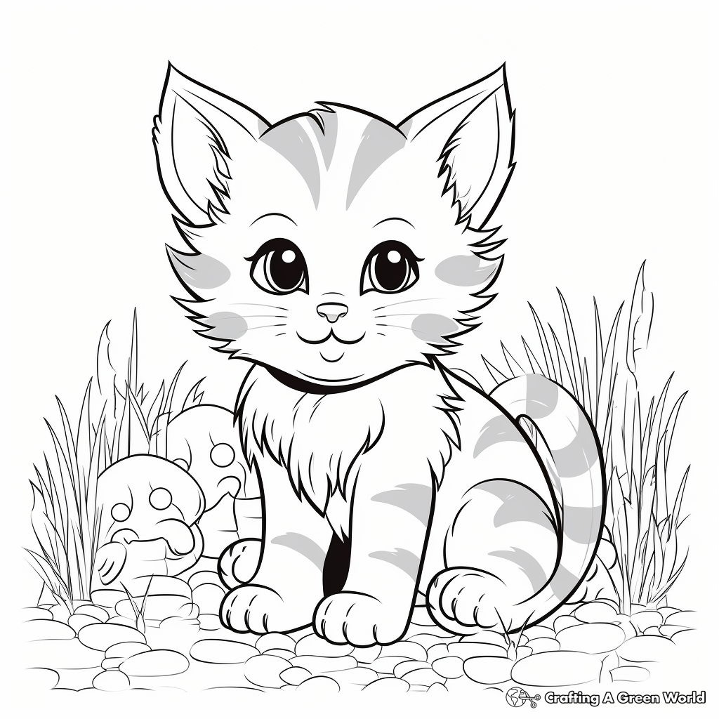 Cat coloring pages