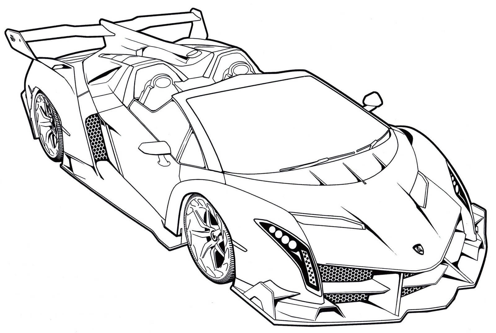 Lamborghini coloring pages