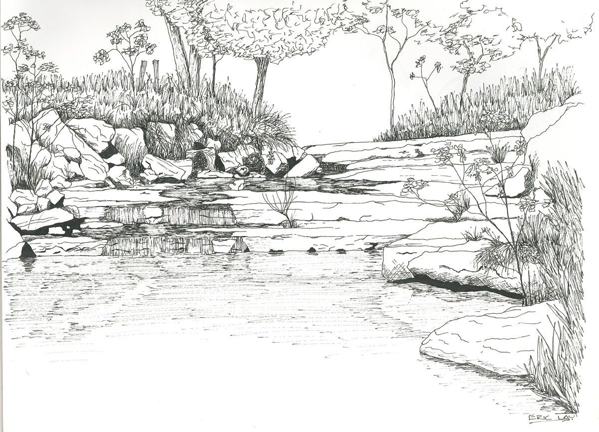 River landscape coloring pages coloring pages nature adult coloring pages landscape sketch