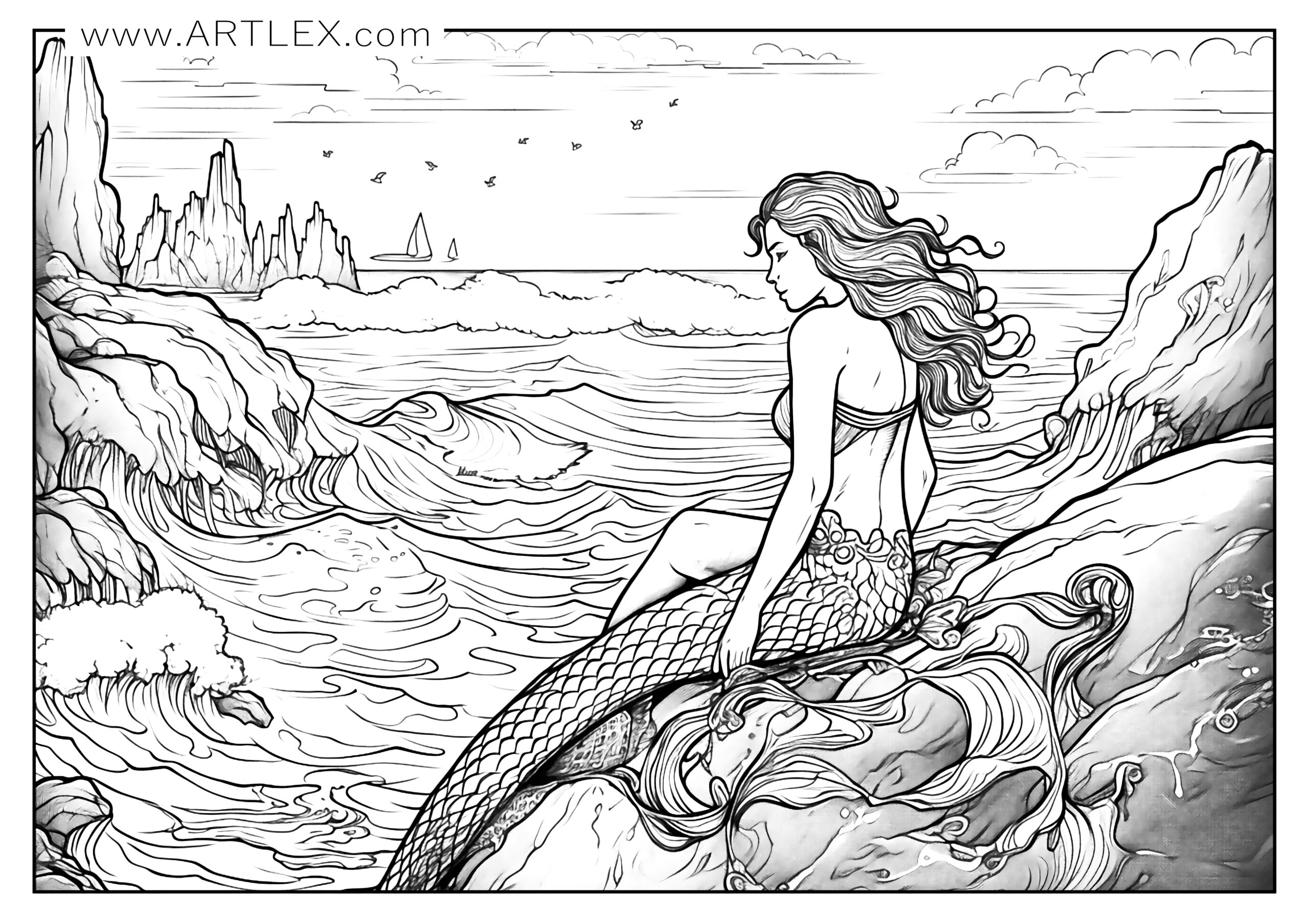 Ocean coloring pages free printable â