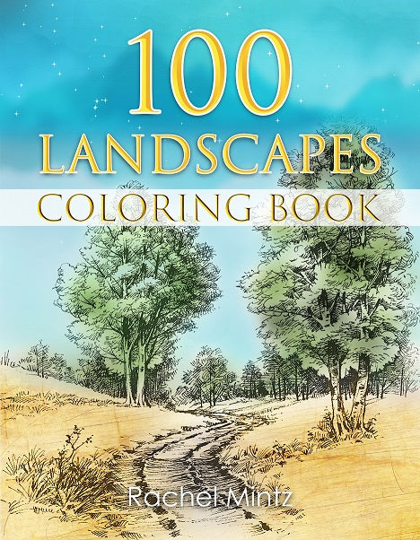 Landscapes coloring book