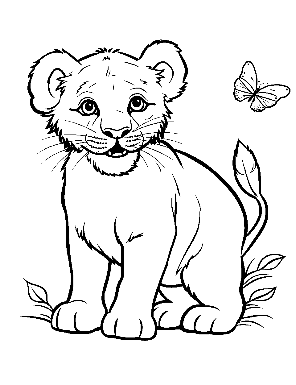 Lion coloring pages free printable sheets