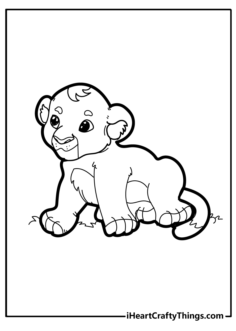 Lion coloring pages free printables