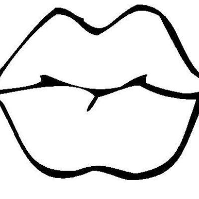 Best photos of coloring pages cartoon lips