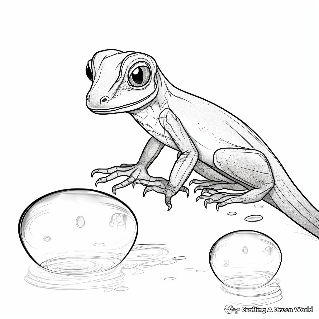 Lizard coloring pages