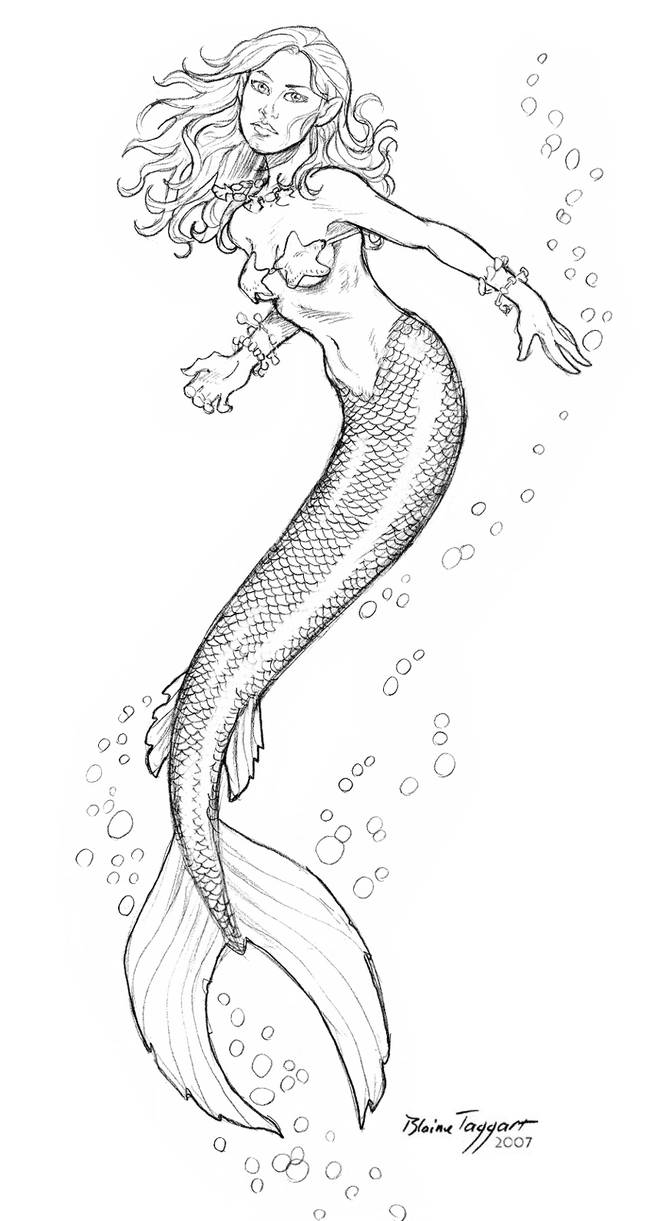 Mermaid by staino on