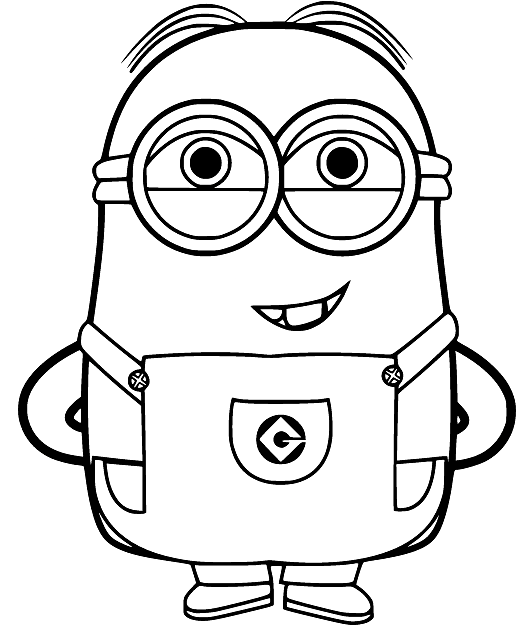 Minion coloring pages printable for free download