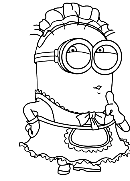 Minion coloring pages printable for free download