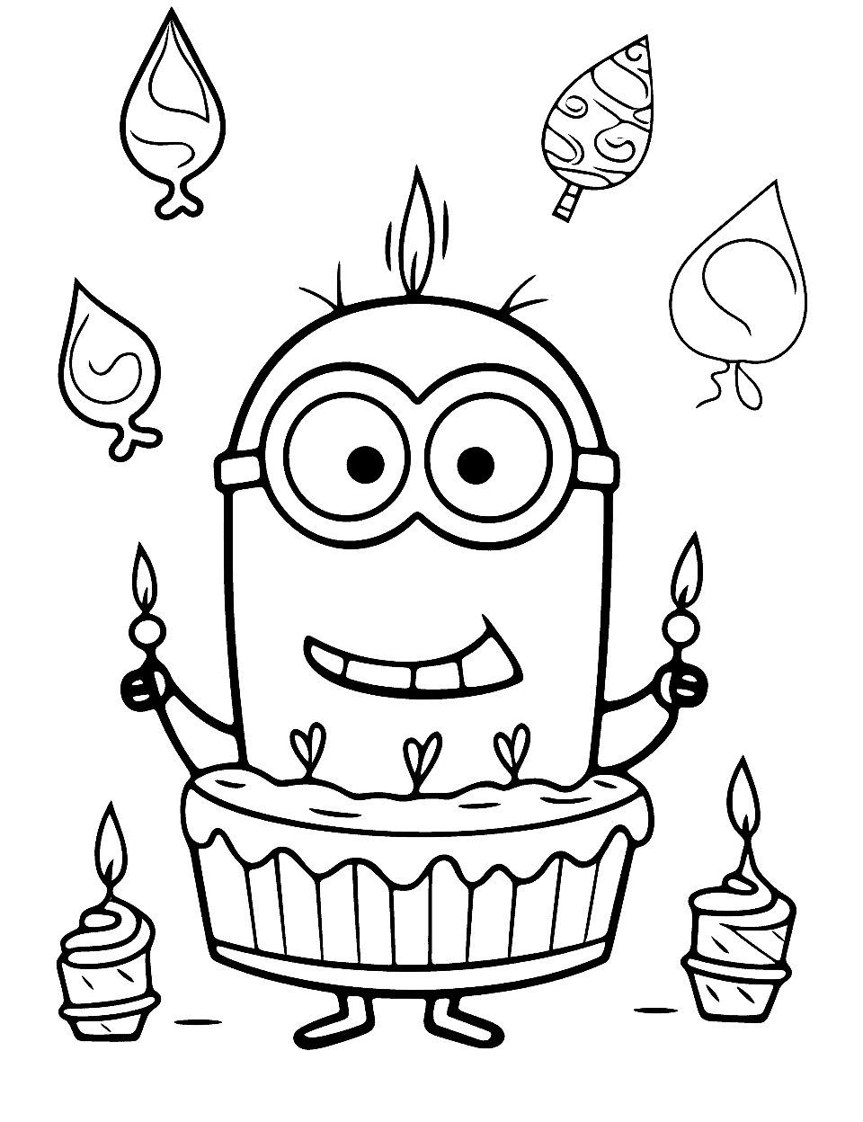 Happy birthday coloring pages free printables