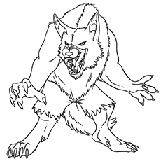 Free printable monster coloring pages online