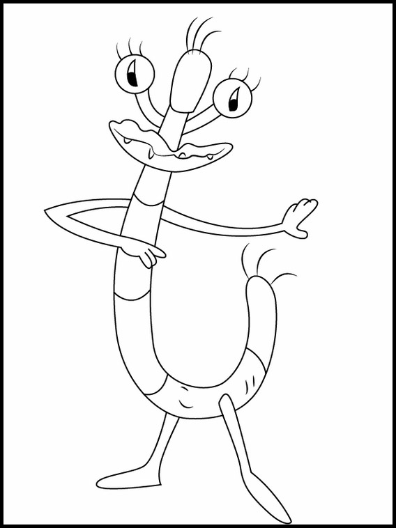 Coloring pages aaahh real monsters