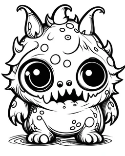 Outline art for cute monster coloring pages with c ksygzywygzy