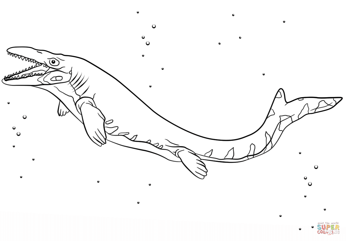 Jurassic world mosasaurus coloring page free printable coloring pages