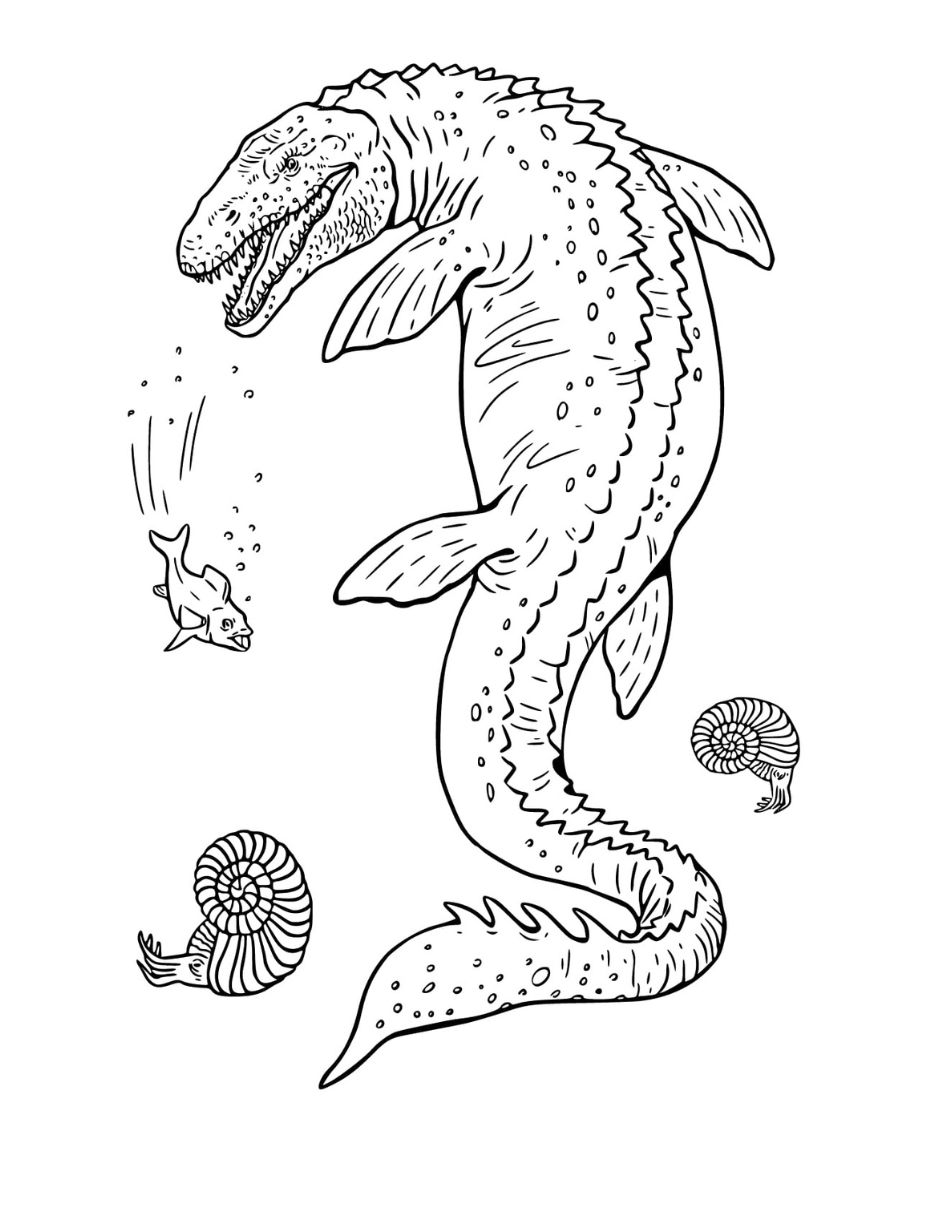 Explore the prehistoric world with free dinosaur coloring pages