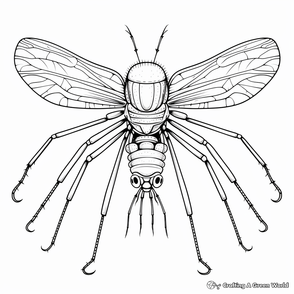 Mosquito coloring pages