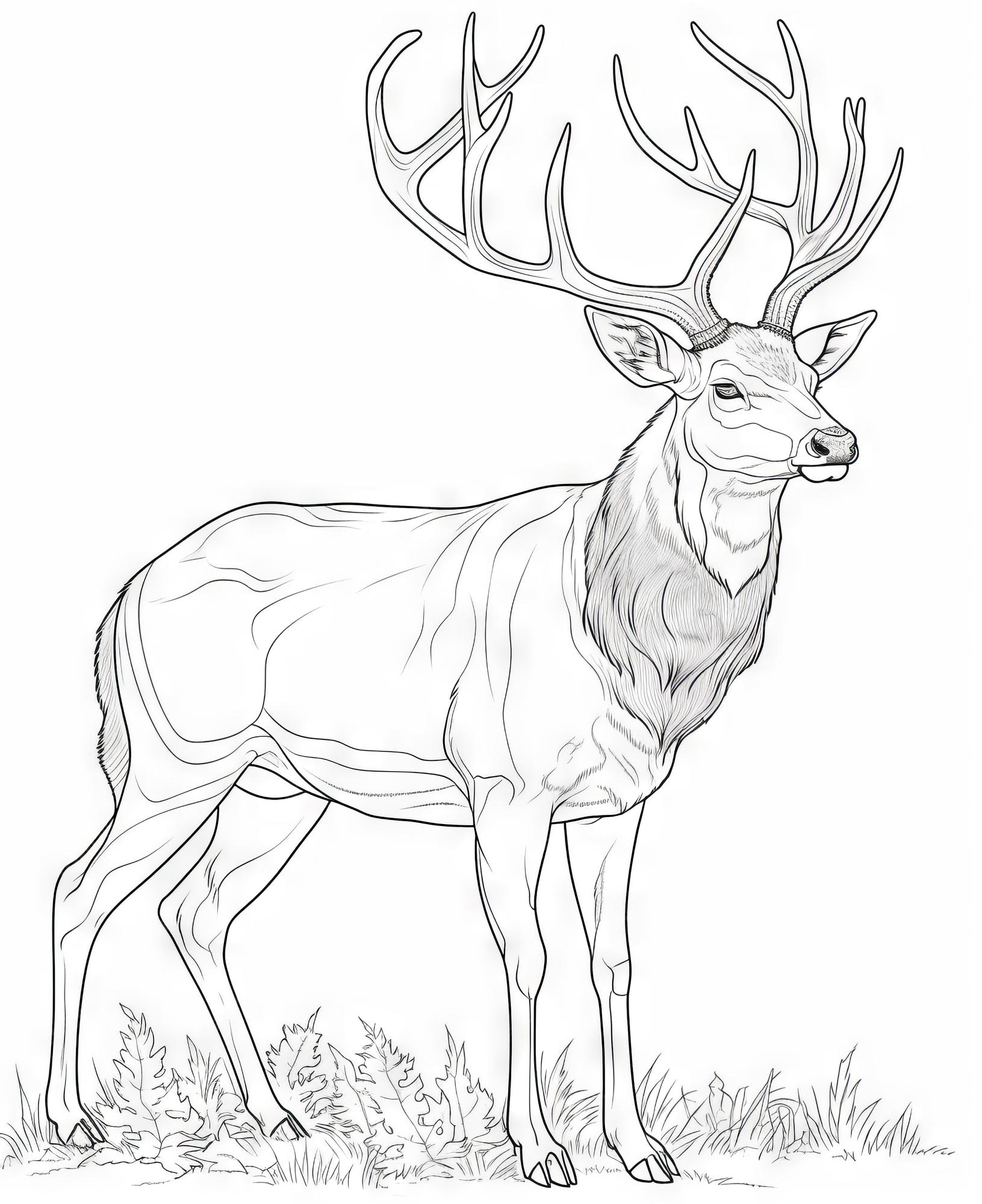 Page how draw a fawn images