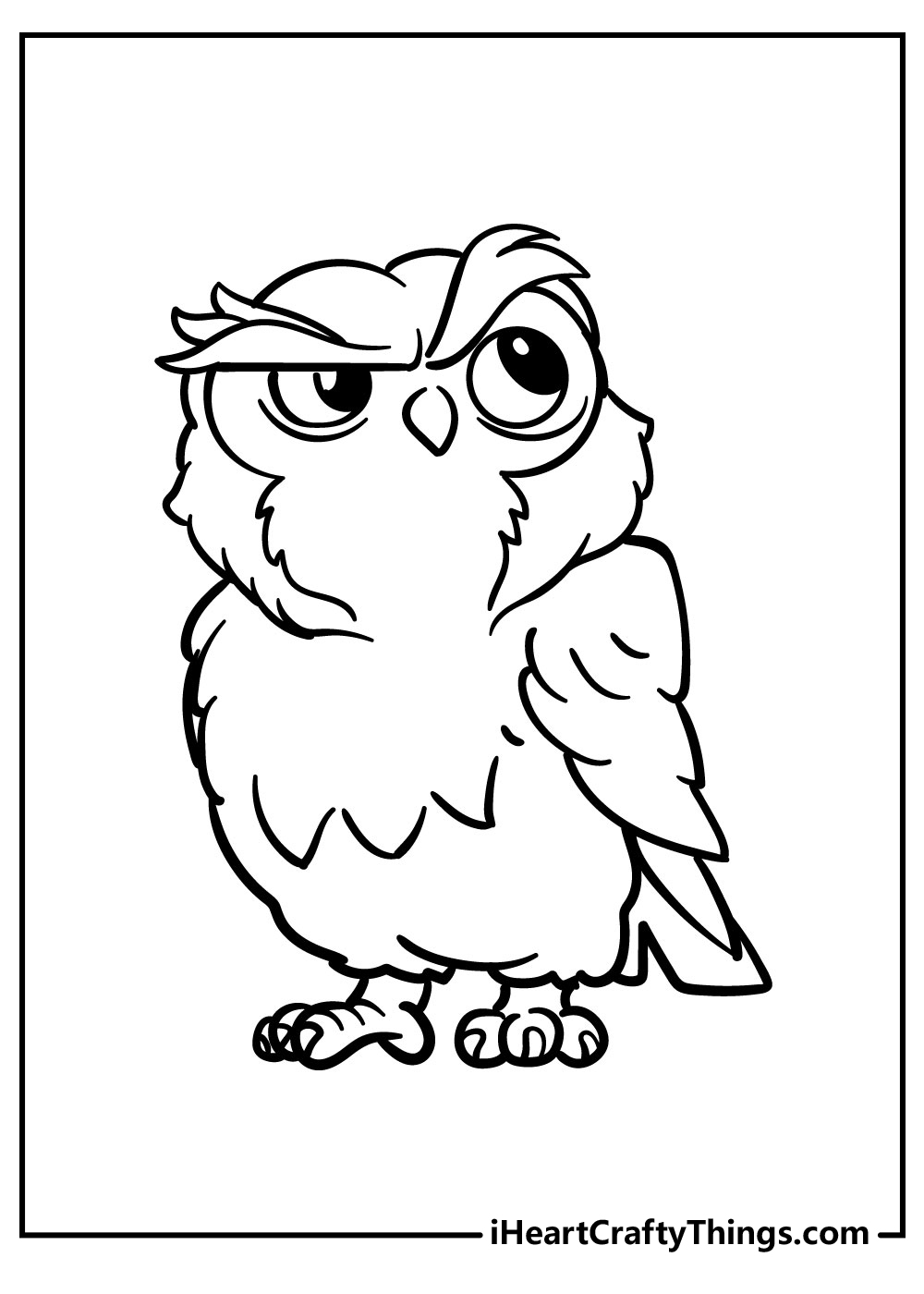 Wise owl coloring pages free printables